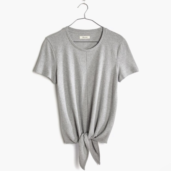 Madewell Texture & Thread Modern Tie Front - Picture 3 of 4